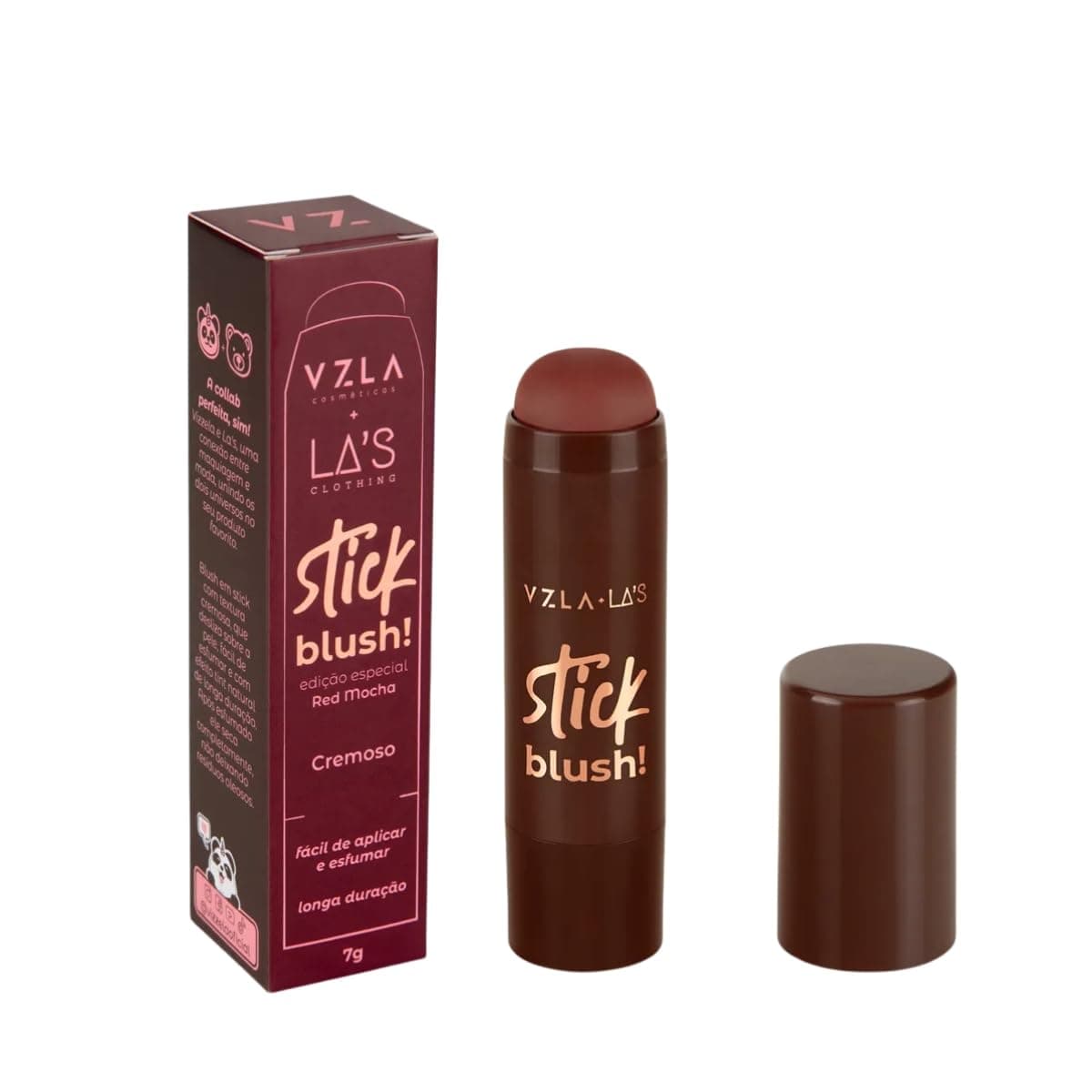Blush Stick Red Mocha 7g - Vizzela + La's - Image 1