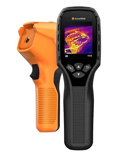 AccuMEMS GT14S Thermal Imaging Camera with Thermometer Mode, Ultra-Light 240g, -4°F~1022°F Range, 14H Runtime, Live Tracking with Edge-Enhanced Display, Infrared Camera for HVAC/Electrical Inspection - Image 1