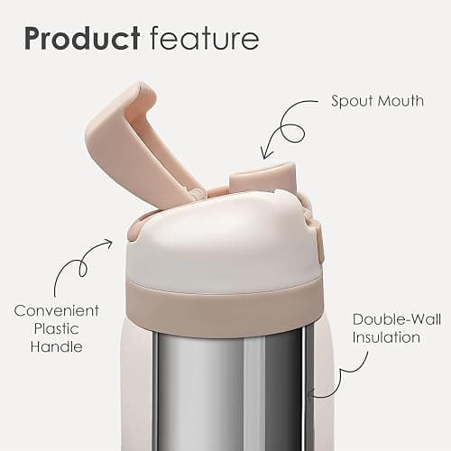 Christian Insulated Stainless Steel Water Bottle with Straw for Sports and Travel, Child of God, 32oz, Gifts for Women Girls Friends Teens Birthday Christmas thumbnail 3