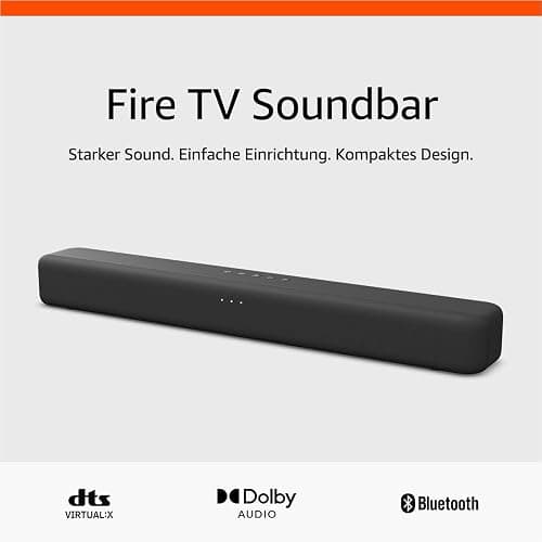Amazon Fire TV Soundbar, 2.0-Lautsprecher mit DTS Virtual:X und Dolby Audio sowie Bluetooth-Unterstützung thumbnail 7