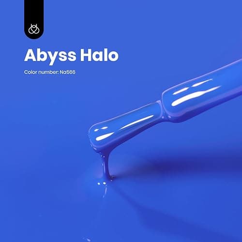 Beetles Blue Gel Polish - Hema Free Abyss Halo Blue Gel Nail Polish, Soak off UV Led Lamp Summer Nails Art Colorful Bottle Manicure for Women thumbnail 3