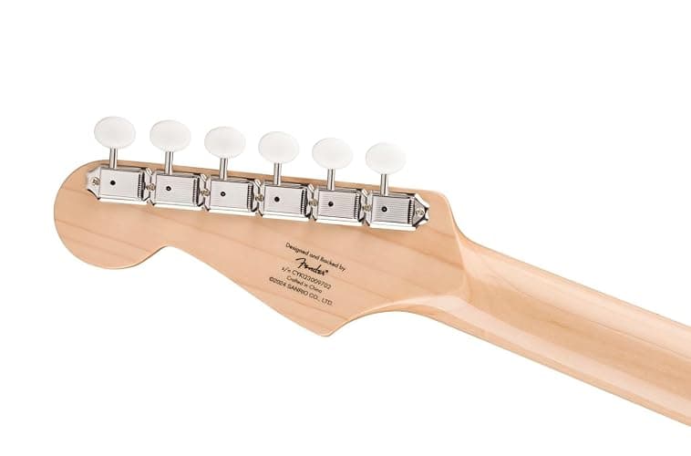 Fender x Hello Kitty Stratocaster Electric Guitar and Deluxe Hello Kitty Gig Bag, White thumbnail 7