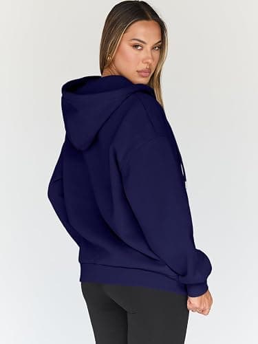 Trendy Queen Womens Zip Up Hoodies 2026 Oversized Sweatshirt thumbnail 4
