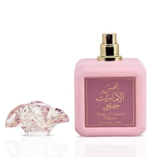 Ard al Zaafaran Pink Blush Shams Al Emarat Khususi, Marshmallow Blush Perfume For Women, Eau de Parfum - 100 ML (3.4 OZ) Romantic & Sweet Arabian Perfume - A Captivating Scent wrapped in Pink Bottle thumbnail 4