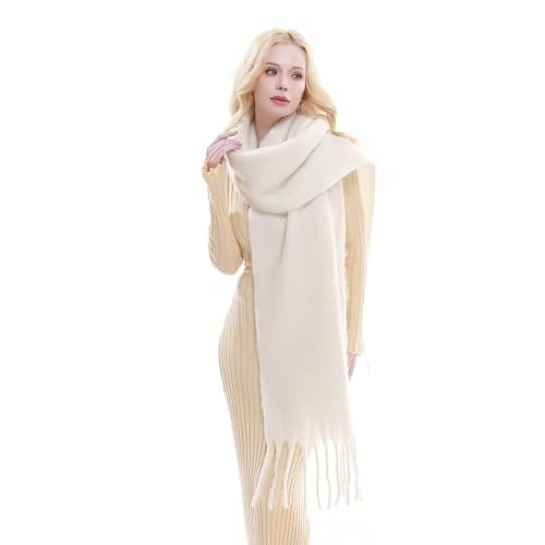 RIIQIICHY Chunky Scarf for Women Winter Warm Thick Scarves Oversized Blanket Scarf thumbnail 4