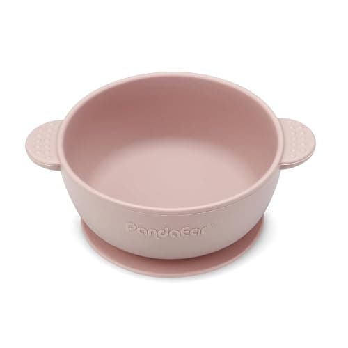 PandaEar 3 Pack Baby Bowls with Suction| Stay Put Silicone Food Bowl for Babies Kids Toddlers Infants| Food Grade Soft Safe BPA-Free Silicone (Pink) thumbnail 7
