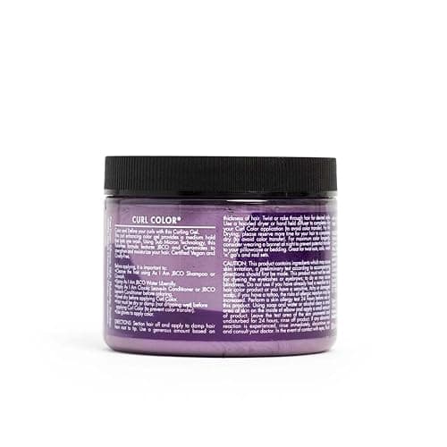 As I Am Curl Color - Passion Purple - 6 oz - Color & Curling Gel - Temporary - Medium Hold - Vegan & Cruelty Free thumbnail 2
