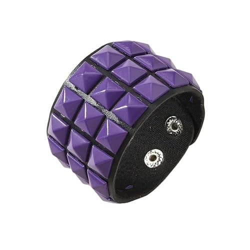 Studded Emo Bracelets Punk Goth Grunge Wristband Scene Accessories Dopamine Colored Choices for Women and Men 80s thumbnail 7