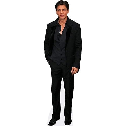 Shah Rukh Khan (Black Suit) Pappaufsteller lebensgross - Pappaufsteller Lebensgross - Image 1