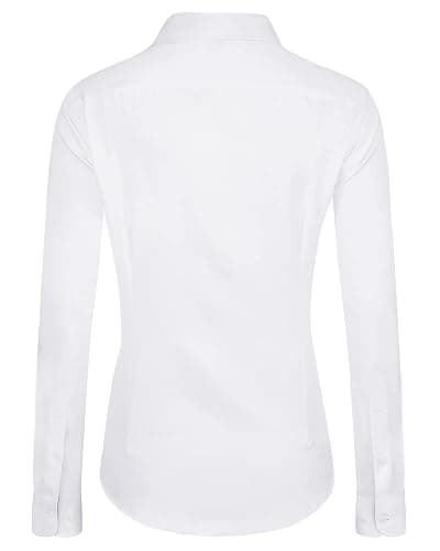 J.VER Womens Dress Shirts Long Sleeve Button Down Shirt Wrinkle-Free Business Casual Blouse Office Work Tops thumbnail 2