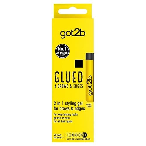 Got2b - Collé Serré - Mascara Gel - Gel Transparent 2en1 - Pour Sourcils et Baby Hair - Coiffage Facile et Precis - Formule Vegane - 96,3% d'ingrédients d'origines naturelles - 16 ml - Image 1