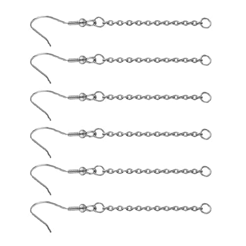 ETAWDE Pack of 20 Dangle Earring Wires for DIY Jewelry Making Adjustable Chain Extender Set for Jewelry Making Extension Chains thumbnail 9