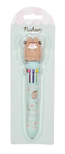 Grupo Erik Pusheen Pen, 10 in 1 Ballpoint Pen With 3D Pusheen Topper | Kawaii Pen | Multicoloured Pen | Pusheen Gift - Kawaii Stationery thumbnail 4
