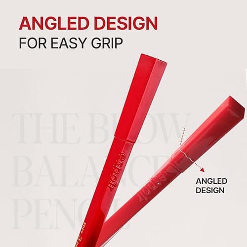 Espoir The Brow Balance Pencil #5 Light Brown | Eye Brow Pencil Quick and Easy to Draw without Clumping with Slim Triangle Shape| A Detailed and Rich Eyebrow Texture | Korean Eyebrow Makeup thumbnail 7
