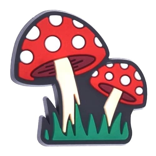 Fungi Fun Glow in the Dark Mushroom Shoe Charms for Clog Slides Sandals, Colorful Luminous Decoration for Shoes, Mushroom Croc Charms for Boys & Girls, Cute Kawaii Glowing Shoe Accessories thumbnail 5