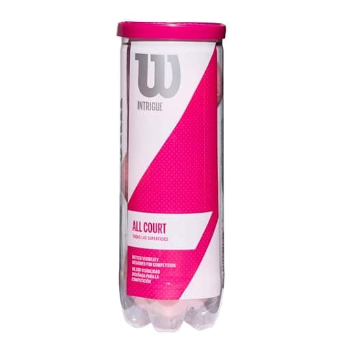 WILSON Intrigue All Court Pink Tennis Balls (1/2-Case) thumbnail 2