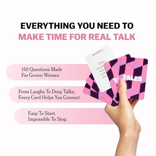 TALES Women's Edition, 150 Question Conversation Cards | Card Game For Women's Circles, Friend Groups, Mothers And Daughters, Girls Night thumbnail 7