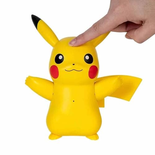Pokémon Train and Play Deluxe Pikachu - 4.5-Inch Pikachu Figure with Lights, Sounds, and Moving Limbs Plus Interactive Accessories thumbnail 5