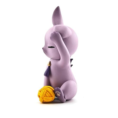 GOLEHS Genshin Impact Cat Figurine - 3.75" Cute Anime Collectible Figure, Diluc/Childe/Keqing, Gift for Fans and Cat Lovers, thumbnail 4