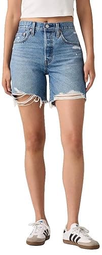 Levi's Womens 501® Mid-Thigh Shorts - Image 1