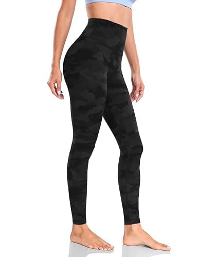 HeyNuts Yoga Pro Leggings 28'', Buttery Soft High Waisted Lounge Yoga Pants Full Length thumbnail 2