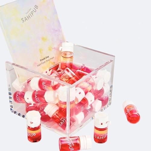 SAHIPUB Hair Oil Perfume - 40 Pcs Hair Perfume & Oil Serum Treatment Avocado Nourishing Shining for Women Man Frizz Dry Damaged Hair, Leave-in Serum Long Lasting Scent (Wild Rose) - Image 1