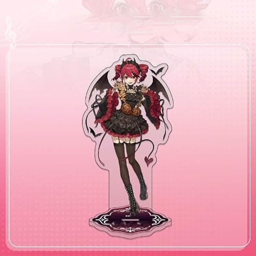 JUSONGKWCP KasaneTetos Cosplay Deko 8 Stück | Anime Figur Stand, Karte, Abzeichen, Anhänger| KasaneTetos Cosplay Zubehör Set thumbnail 2