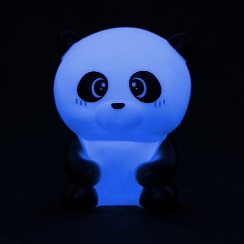 Legami - Luce notturna per Bambini, 4 Colori, Batterie incluse, 20 Ore di Autonomia, 9x11,5 cm, Tema Panda thumbnail 3