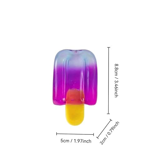 Ice Cream Squeeze Squishy,Summer Sensory Stress Relief,Easter Basket Stuffers Party Favors for Anxiety Relief Everyone,Birthday Gift B thumbnail 3
