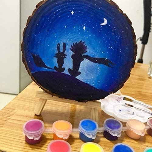 Unfinished Natural with Tree Bark Wood Slices 10 Pcs 4.2-4.7 inch Disc Coasters Wood Coaster Pieces Craft Wood kit Circles Crafts Christmas Ornaments DIY Crafts with Bark for Crafts Rustic Wedding thumbnail 4