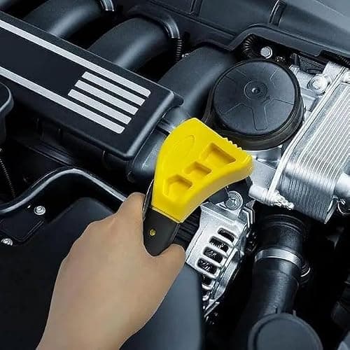 SavvyFIX 2-Pack Adjustable Rubber Strap Wrench Set – 25.20" & 20.48" Heavy-Duty Strap Wrench for Oil Filter, Jar Opener, Water Filter, Plumbing, Sink, Faucet – Non-Slip Multipurpose Wrench Tool thumbnail 7