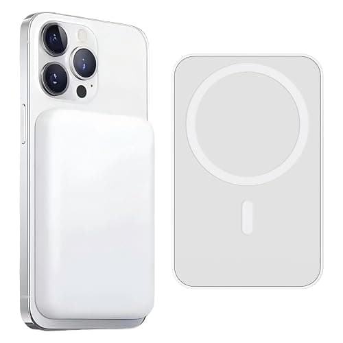 Power Bank for iPhone, Magnetic Battery Pack, 5000mAh Magnetic Wireless Portable Charger Compatible with iPhone 12 13 14 15 16 17 Series - Image 1