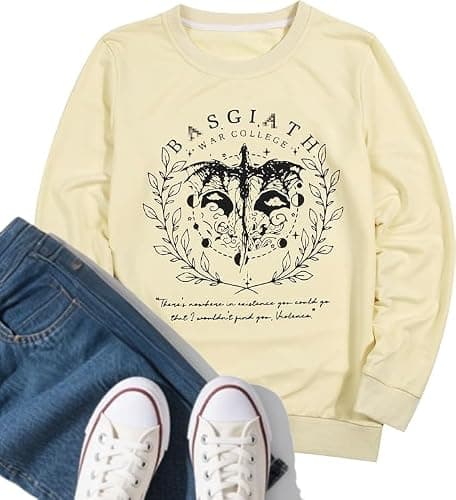 BEBNKGK Book Sweatshirt for Women Reading Book Lovers Sweatshirts | Book Sweatshirt Womens Funny Bookish Shirts Casual 2 Sided Graphic Pullover Tops thumbnail 8