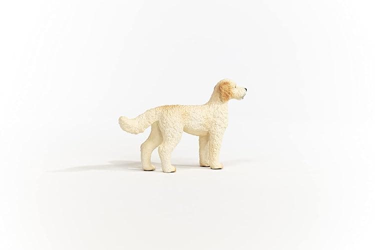 Schleich Farm World Goldendoodle Dog Figurine - Highly Detailed and Durable Animal Toy, Fun and Educational Play for Boys and Girls, Gift for Kids Ages 3+ thumbnail 6