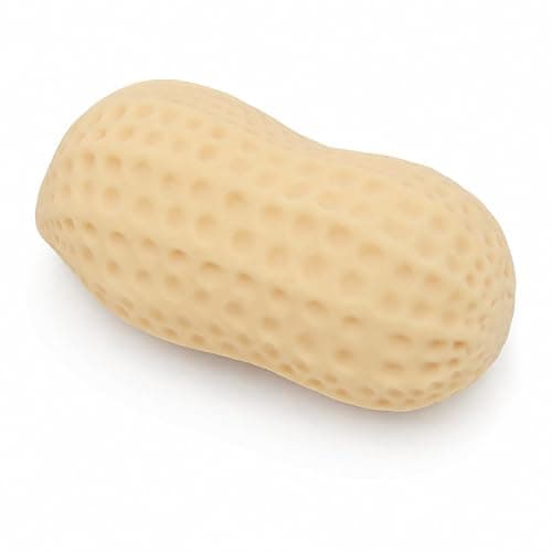 Peanut Shaped Food Squishies, Soft Slow Rising Squeeze Toy, Cute Peanut Squishy Toy for Stress Relief, Desk Decor, Office Breaks, Party Favors, Goodie Bags, Stocking Stuffers, Novelty Gift - Image 1