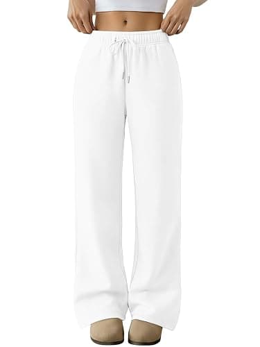 Trendy Queen Womens Sweatpants Baggy Wide Leg Barrel Pants Lounge Comfy Palazzo Joggers with Pockets - Image 1