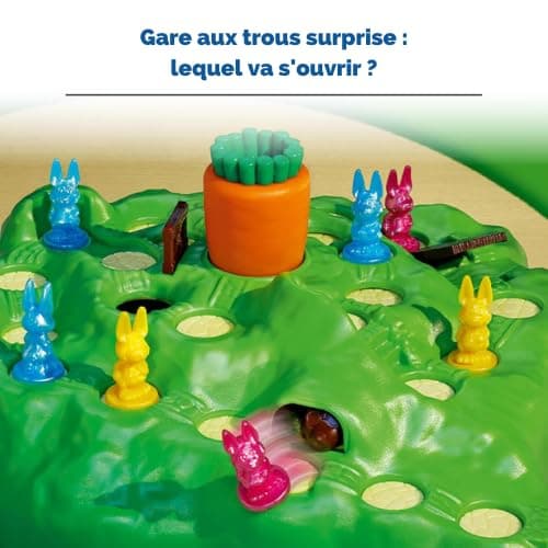 Ravensburger - Croque Carotte - Jeu de Société Rigolo - Jeu pour Famille avec Enfants - Course de Lapins Amusante - 2 à 4 Joueurs dès 4 Ans - 22223 - Version française thumbnail 6