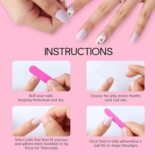 24Pcs Black Butterfly Press on Nails Glossy White Flower Medium Coffin False Nail Gradient Acrylic Full Cover Fake Nails French Gel Glue on Fingernails Ombre Stick on Nail for Holiday Manicure Art thumbnail 8