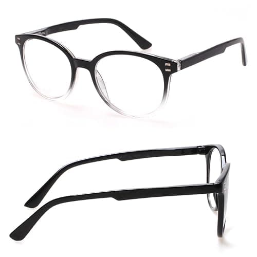 SIGVAN 3 Pack Reading Glasses Spring Hinge Stylish Readers Black/Tortoise for Men and Women thumbnail 4