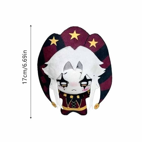 BDNXTV The Freak Circus Plush Collectible Figurine Pierrot The Freak Circus Merch Character Figure Desk Decor Gift for Fans A01 thumbnail 3