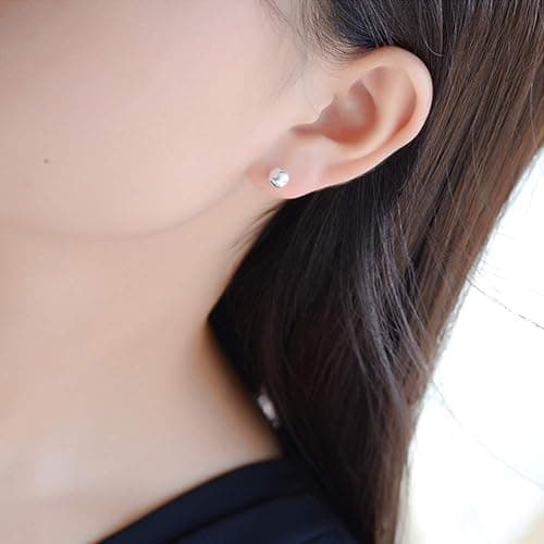 925 Sterling Silver Stud Earrings for Women, Sterling Silver Earrings Tiny Stud Earrings for Multiple Piercings 5 Pairs Different Sizes Silver Stud Earrings Set 2mm 3mm 4mm 5mm 6mm thumbnail 5