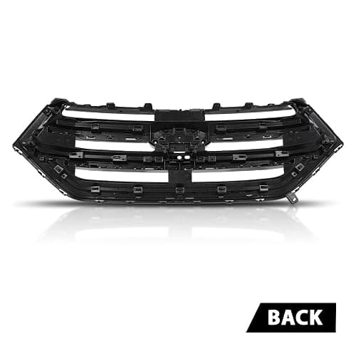 LQI Front Bumper Upper Grille Grill w/Camera Hole Compatible with Ford Edge 2015 2016 2017 2018 FT4Z8200DA, FO1200562C Glossy Black thumbnail 6