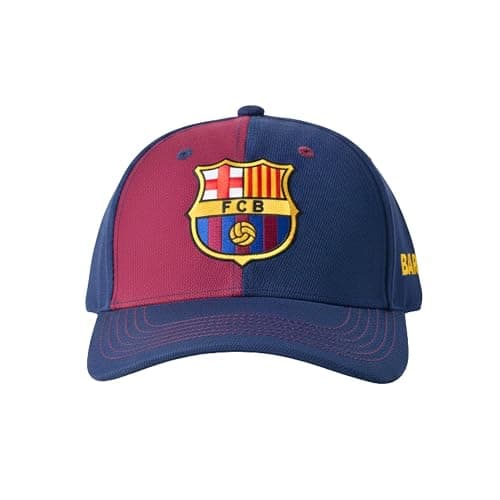 Icon Sports Official FC Barcelona Blaugrana Two-Tone Baseball Cap | Adjustable Strap with Buckle Closure | Embroidered FCB Crest & Barça Side Logo for Men & Women thumbnail 2
