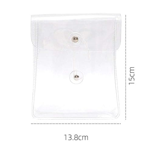 ZMLSED Washi Masking Tapes Multi Organizer Pouch, Minimalist Transparent Large-capacity Visible Portable Storage Bag for Stationery Stickers Travel Small Object Planner Pens Journal Supplies thumbnail 2