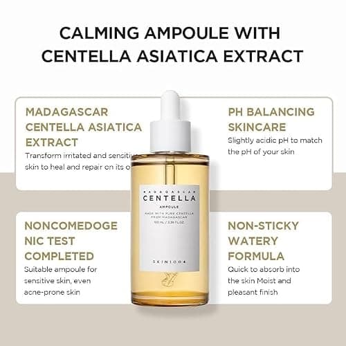 SKIN1004 Madagascar Centella Ampoule 1.01 fl.oz, 30ml, Korean Face Serum with Centella Asiatica for Hydrating and Moisturizing Care, Soothing Facial Serum for Skin Balance and Glow, Korean Skin Care thumbnail 4