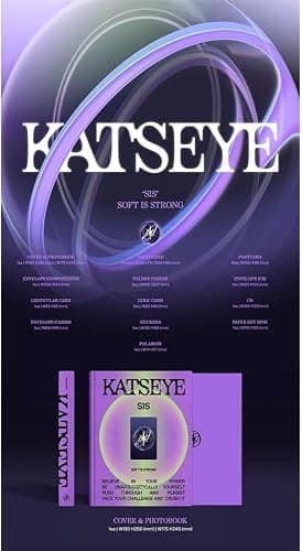 KATSEYE - 1st EP Album SIS SOFT IS STRONG (STRONG Ver) - Purple - 180mm x 250mm - K-pop Album Bundle thumbnail 3