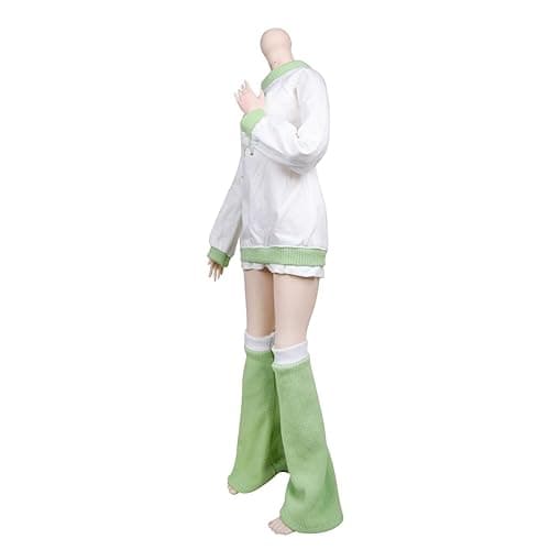 EVA BJD Fashion Doll Set for 1/3 BJD Dolls Ball Jointed SD Dolls 22in - 24in 60cm (White and Green) thumbnail 6