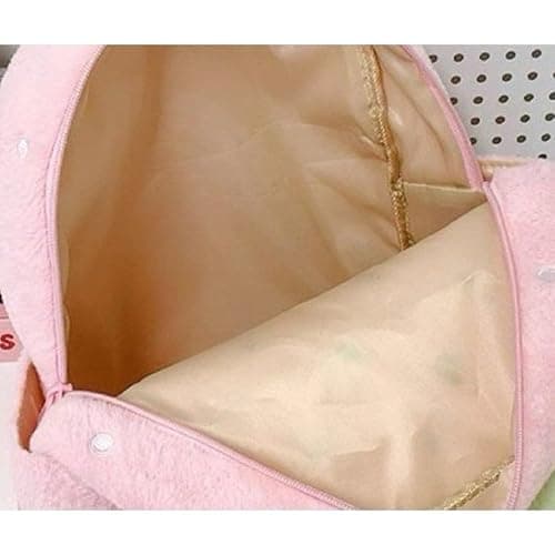 OATSBAS Women's Y2K Kawaii pink Plush Backpack Bunny and Cat Ear Bow Paw Print Wings Cute Fluffy Daypack (Cat,One size) thumbnail 7