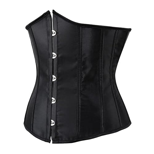 WLFFW Corsetto Donna Corpetto Sottoseno Eleganti Satin thumbnail 2