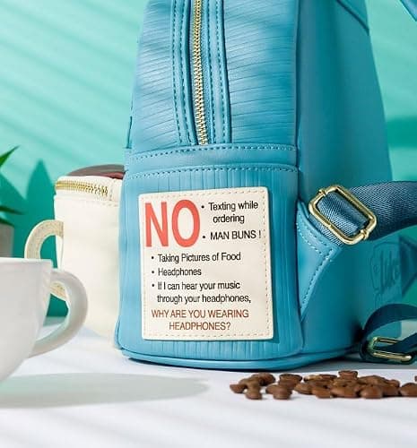 Loungefly Gilmore Girls Luke's Diner Domed Coffee Mug Double Strap Shoulder Bag thumbnail 3